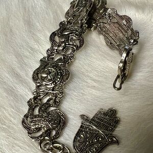 Vintage moroccan panel bracelet